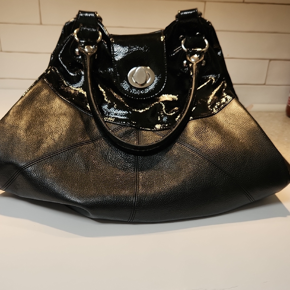 Foley + Corinna Black Leather Satchel